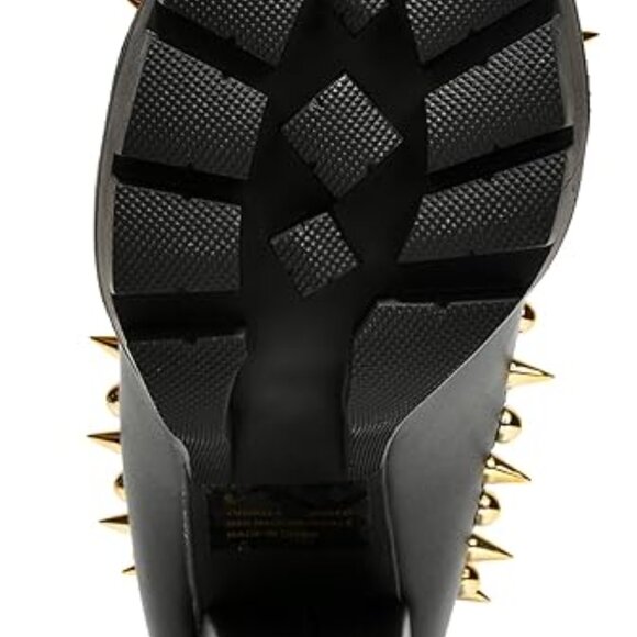 NWOB Gold Studded Booties - Picture 7 of 7